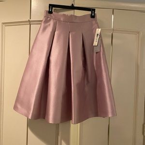 NWT pink iridescent midi skirt